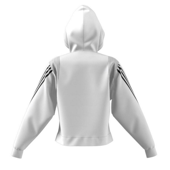 Adidas 3 Stripe Hoodie Full Zip Size Medium - Picture 4 of 10